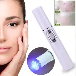 Уход за кожей красота от акне лазерная ручка устройство для разглаживания морщин Blu-Ray лечение ручка расслабляющий массаж