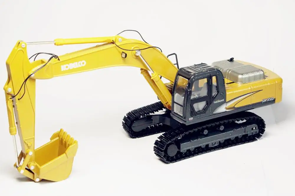 Гидравлический экскаватор Kobelco Acera Geospec SK350 1/50 металлических гусениц литая модель