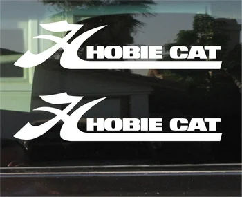 

HOBIE CAT BOATS LOGO 10 INCH VINYL DECAL / STICKER PAIR 2pcs 25cm