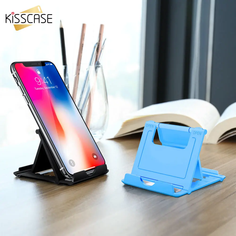 KISSCASE регулируемый держатель для мобильного телефона Подставка iPhone