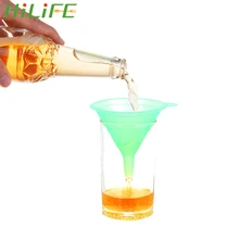 HILIFE Pinkycolor полупрозрачный кухонный мини-воронка пищевой материал 5 шт./компл. бар винная фляжка воронки