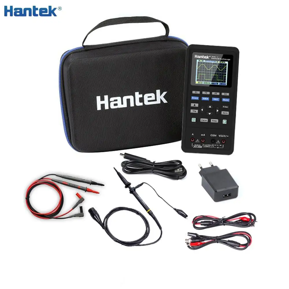 

Hantek 3 in 1 Handheld Digital Oscilloscope + Waveform Generator + Multimeter Dual-channel Portable Scope Meter 40MHz/70MHz