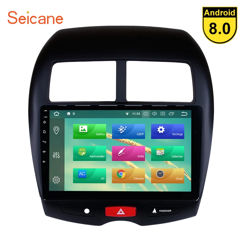 

Seicane Android 8.1/8.0 GPS Radio 10.1 Inch Car Stereo for 2010-2013 2014 2015 Mitsubishi ASX Peugeot 4008 Head Unit Navi Player