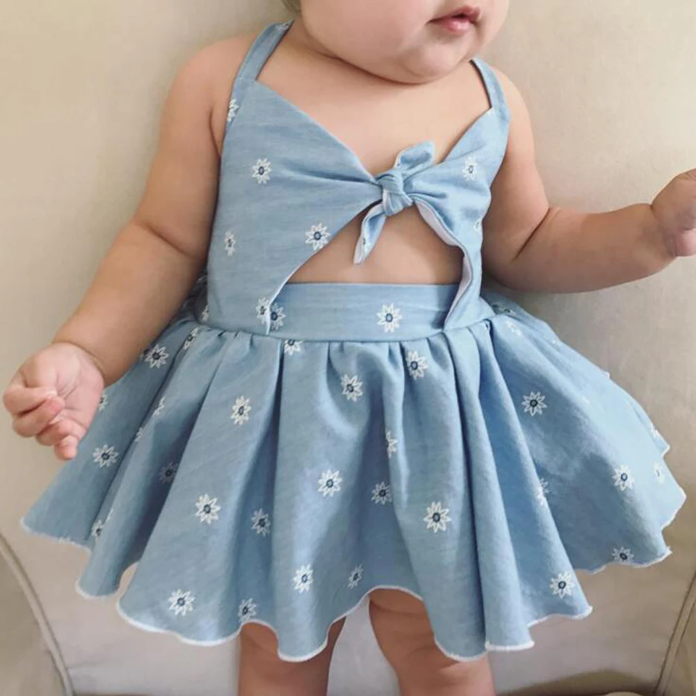 

Emmababy 2019 New Brand Newborn Baby Girl Clothes Backless Tutu Sunsuit Outfits Dress