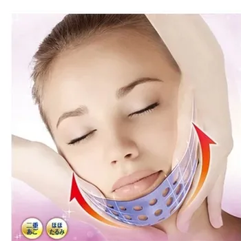 

3D Molding Sleep Oval Facial Shape Lifting Mask Silicone Gel Thin Face Belt V Shape Lifting Beauty Brace Tool