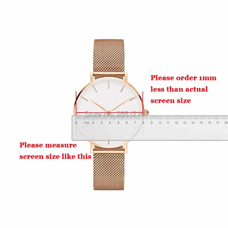 3 Pellicole In Vetro Temperato 9H Per Smartwatch GOKOO S11 1,28'' - Protezione Schermo