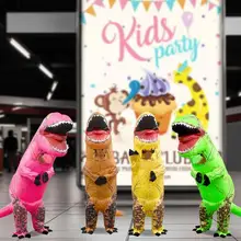 

Kids Adult Inflatable costume Dinosaur Costume Dino cartoon characters fancy dress T-Rex Costume Blow Up animal mascots Cosplay