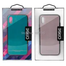 50 шт оптовый Пользовательский логотип Чехол Для Телефона Коробка для iPhone 8, 8 Plus пустой ПВХ Подарочная упаковка для телефона чехол для iPhone XR XS