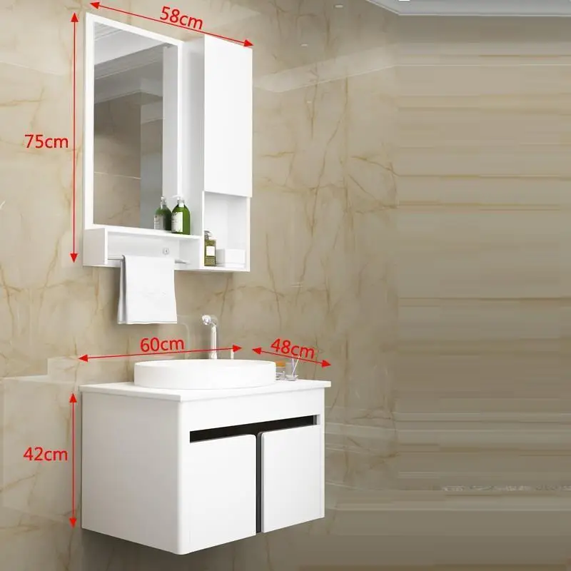 الجرف Banyo Dolabi Schrank Szafka Meubel الجدول Badkamer Banheiro هل موبل سال دي باين الغرور المحمول بانو خزانة حمام