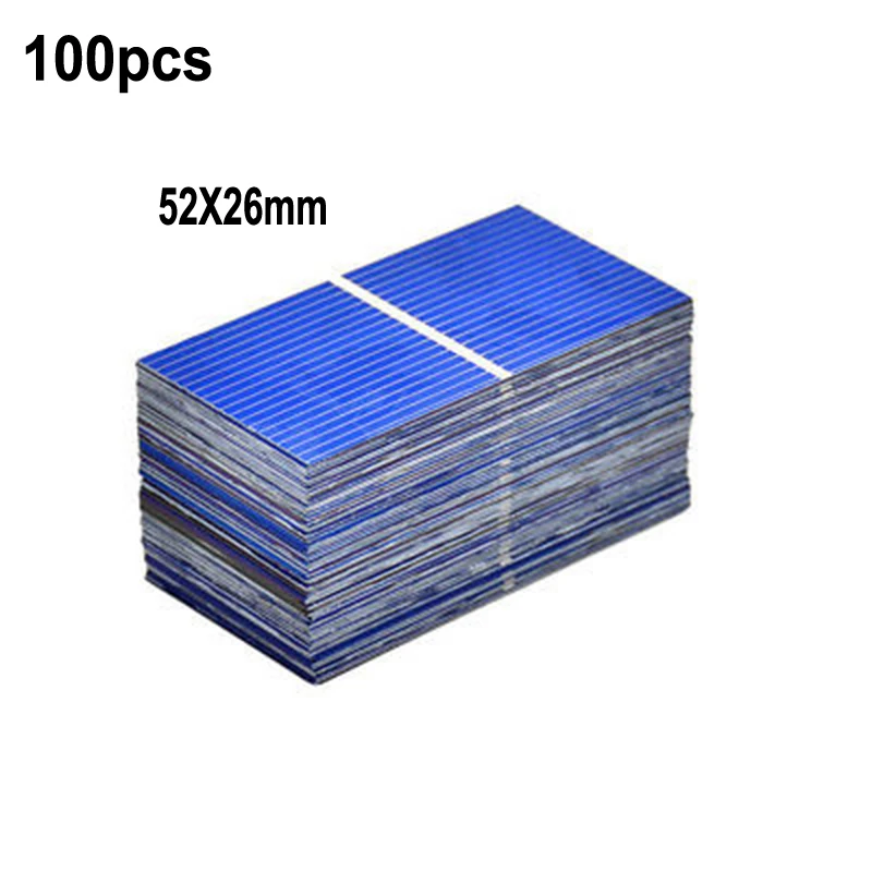 

Solar Panels 100Pcs Charger Cells Mini Battery Polycrystalline Mono System Tool
