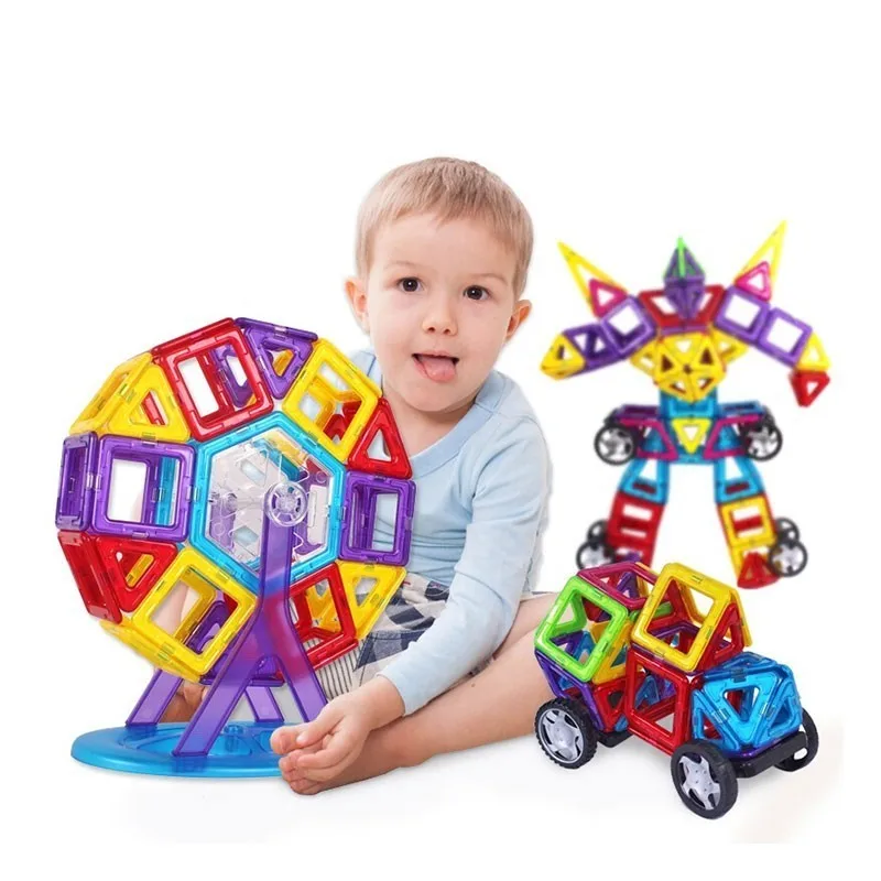

52 - 106 Pieces Mini Educational Models And Building Blocks Of Magnet Abs Construction Toy, Gift Of Children