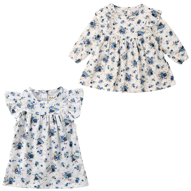 

Princess Kid Baby Girl Dress Lace Floral Party Dress Toddler Solid Dresses 0-3Y