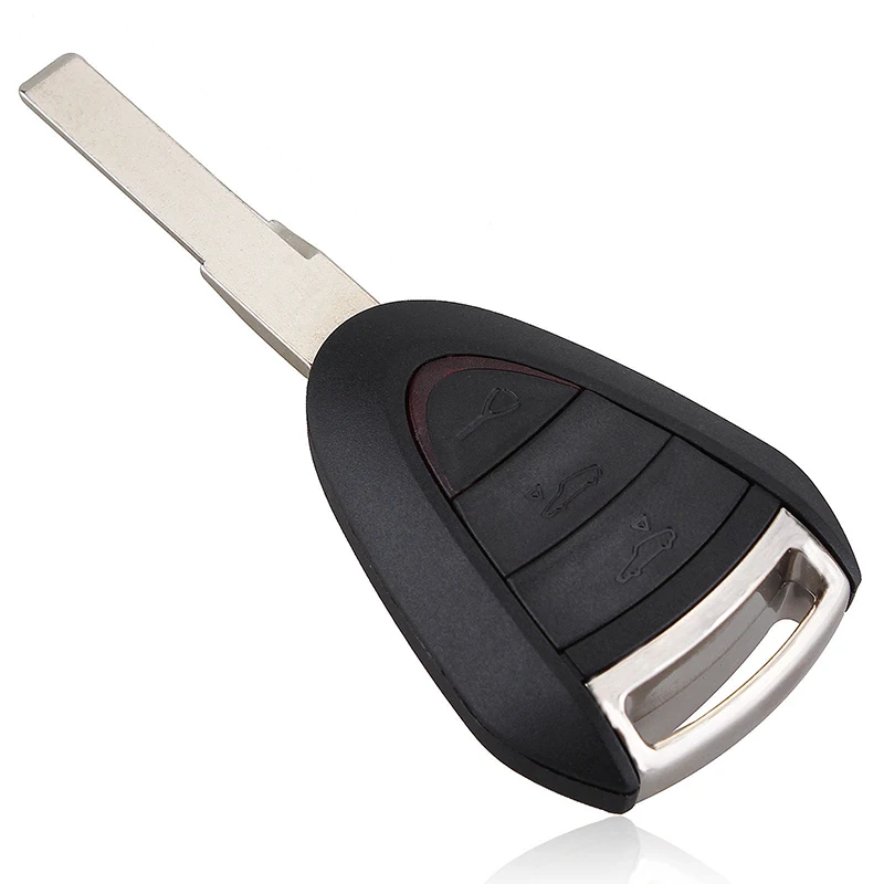 

Car Key Case Remote Key Replacement 3 Button ABS Material Black Key Cover For Porsche 911 997 Boxster 987 Cayman
