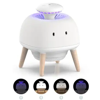 

NEW Cute Mosquito Light Control Smart Night Light Home Bedroom Table Lamp Silent No Radiation Repellent Mosquito Killer
