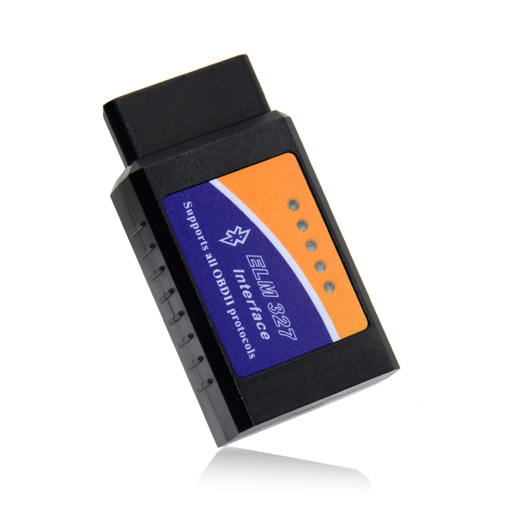 ELM 327 Bluetooth ELM327 OBDII/OBD2 V2.1 сканер для диагностики транспорта инструмент считыватель работает на Android Прямая поставка