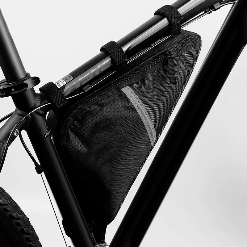 

Waterproof Triangle Cycling Bike Bicycle Front Tube Frame Pouch Saddle Bag Black