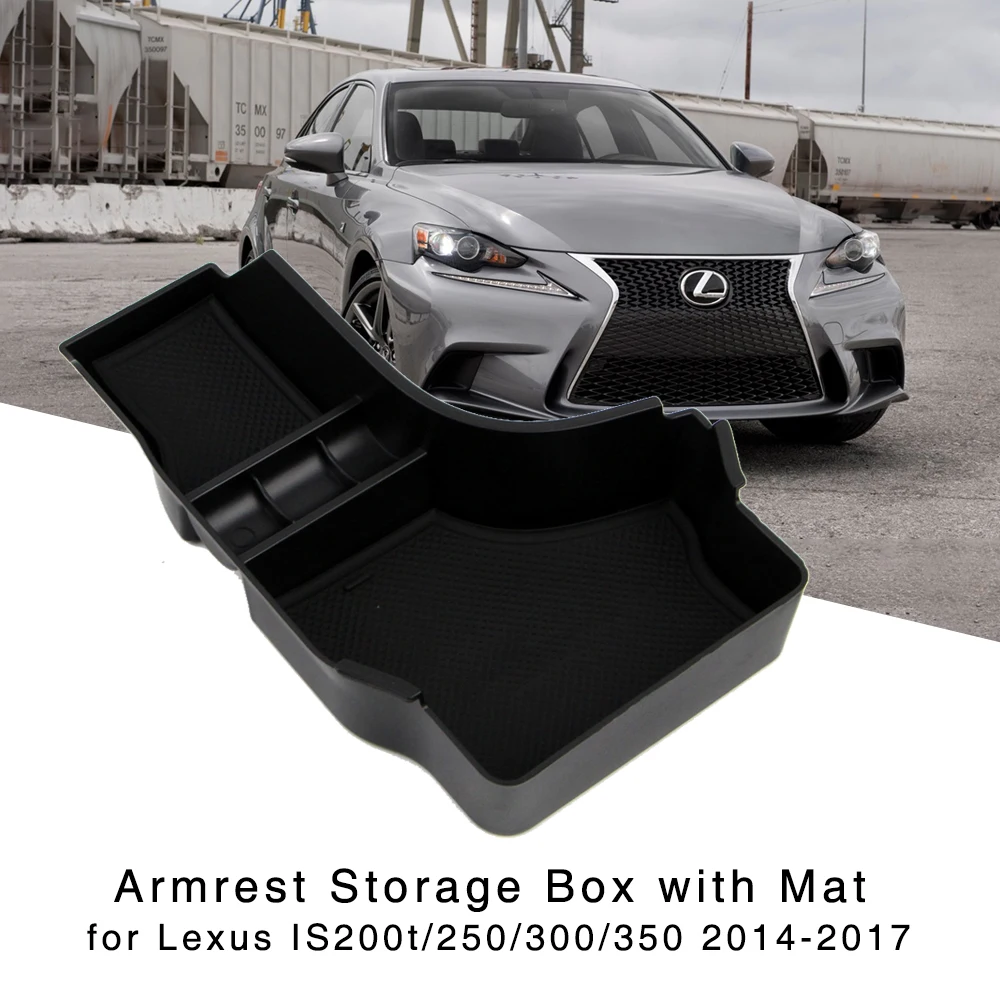 Подлокотник ящик для хранения 2014 2015 2016 2017 Lexus IS 200t 250 300 350 300h центральной консоли