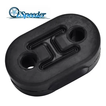 

ESPEEDER Universal 2 Holes 10mm Car Exhaust Tail Pipe Mount Brackets Hanger Insulator Automobiles Accessories Black