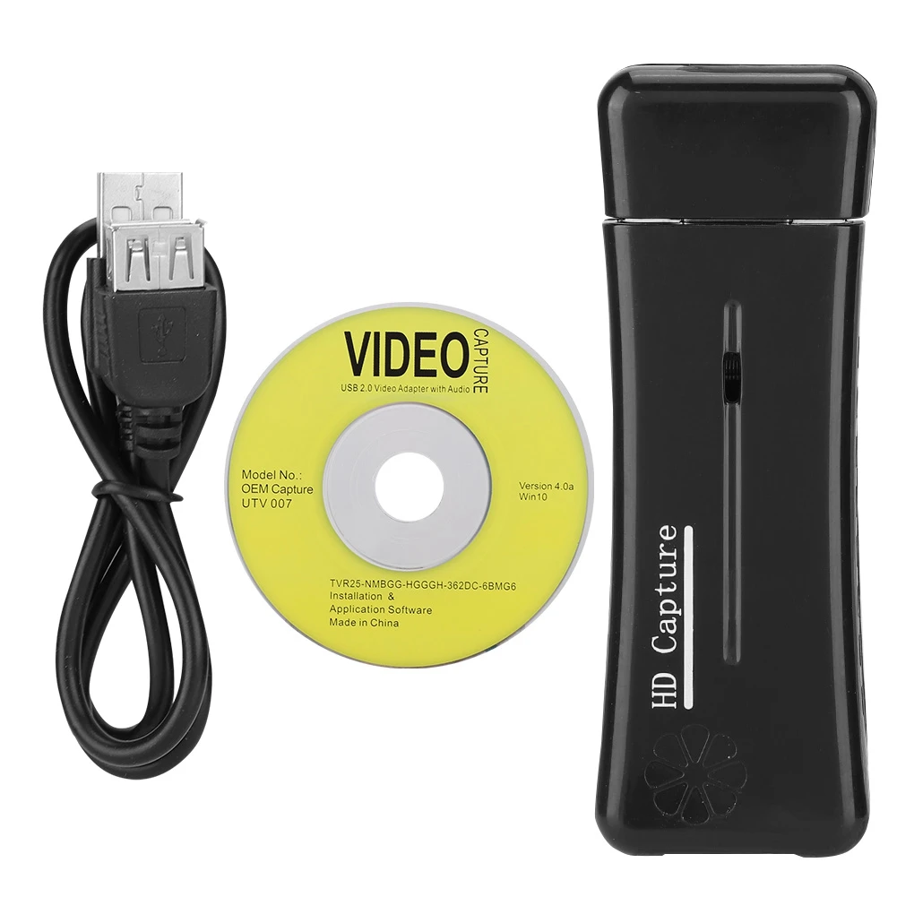 USB2.0 1920*1080 Карта видеозахвата для MPEG4/MPEG2/MPEG1 горячая распродажа