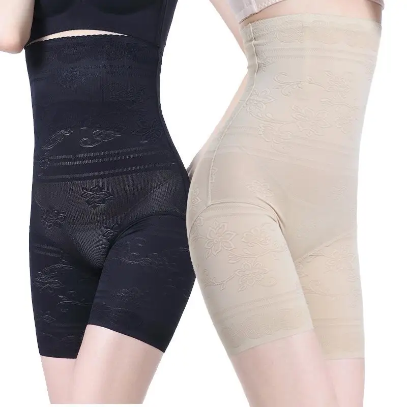 Women Lace High Waist Shaping Panties Breathable Body Shaper Slimming Tummy Underwear Panty