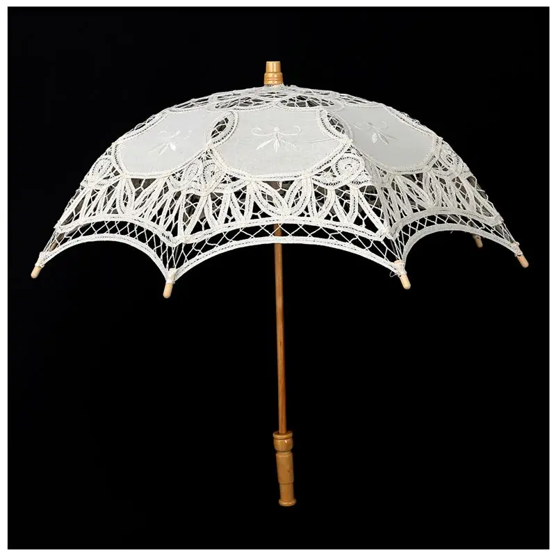 Викторианский зонтик кружевной свадебный зонтик невесты