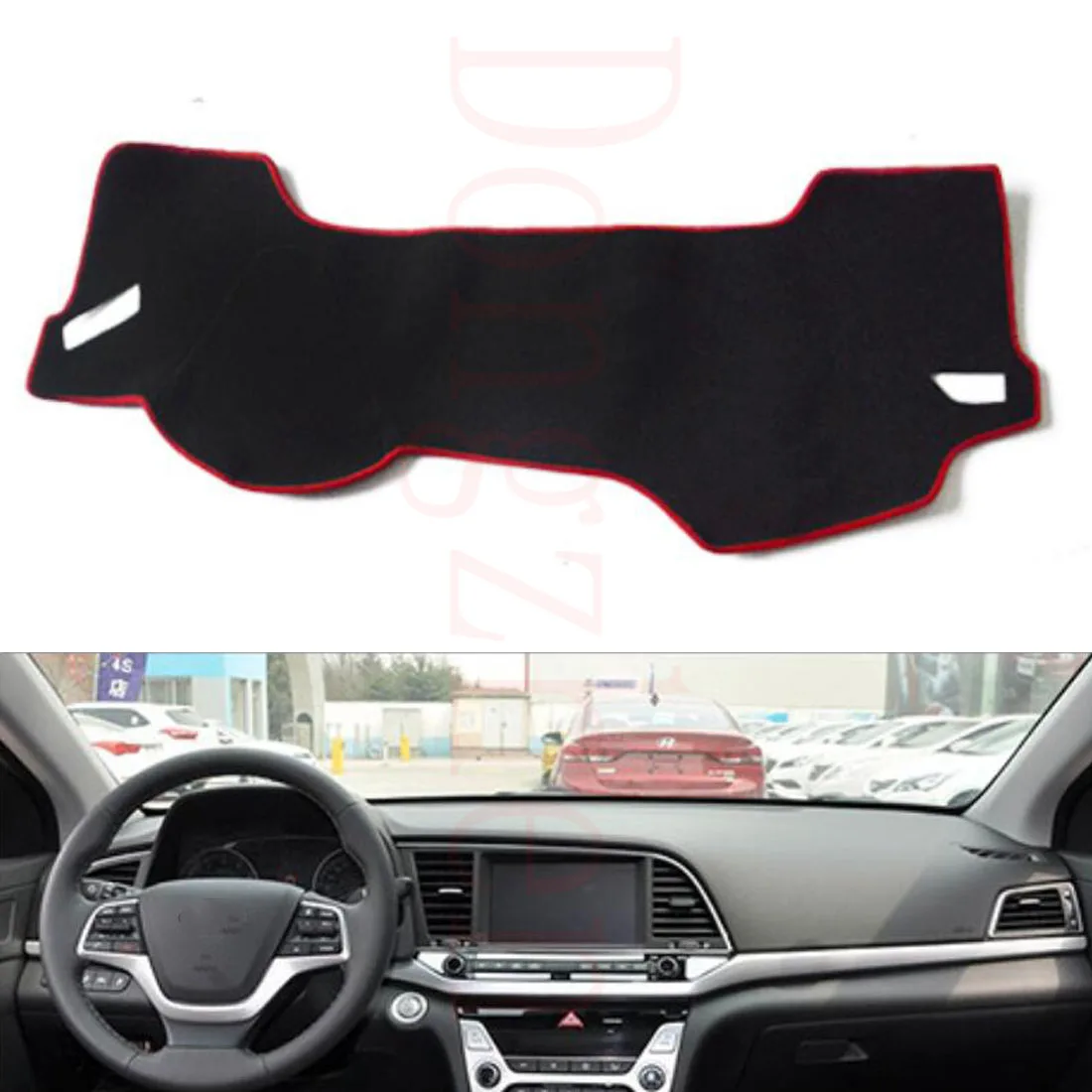 

Dongzhen Fit For HYUNDAI Elantra 2016 Car Dashboard Cover Avoid Light Pad Instrument Platform Dash Board Cover