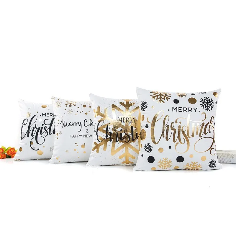 Golden Christmas letter case simple creative office sofa | Дом и сад
