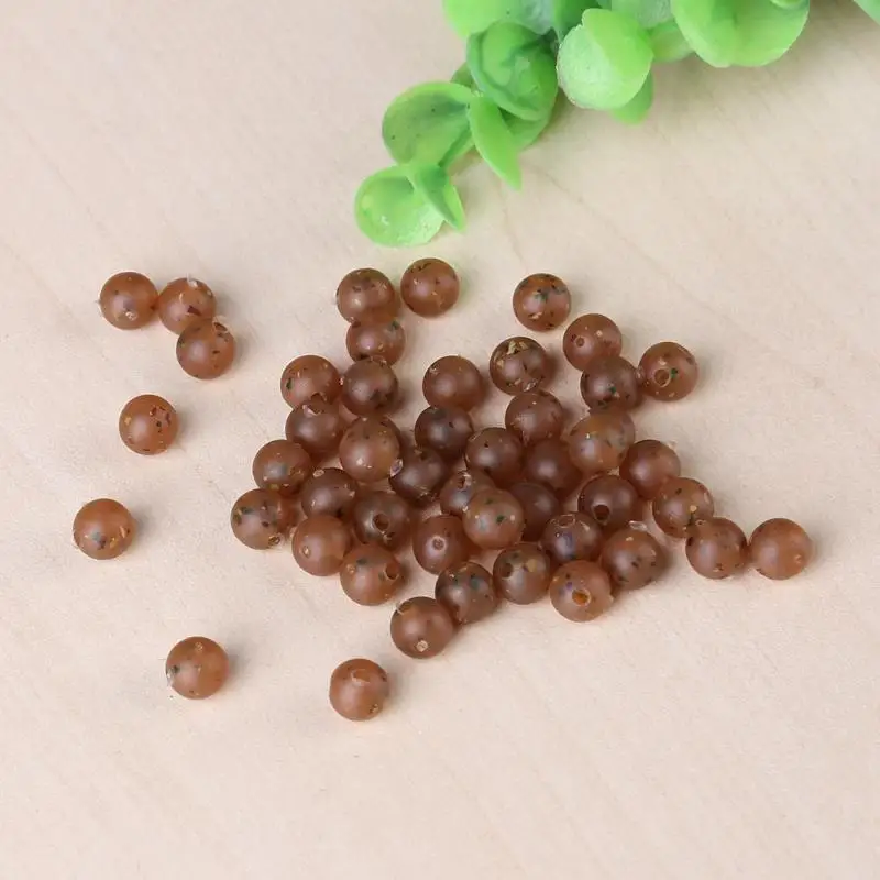 

50pcs 5mm Foam Floats Ball Beads Beans Fishing Float Rig Rigging Material Saltwater Freshwater Fishing Tackle Fake Bait