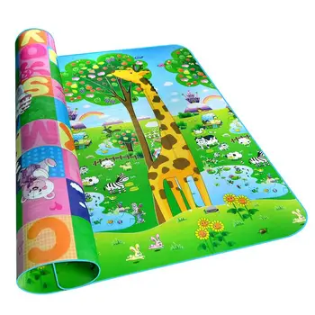 

Climbing Mat Double-sided Giraffe Pattern Baby Crawling Mat Floor Mat Children Ultra-light Cartoon Educational Rug Carpet