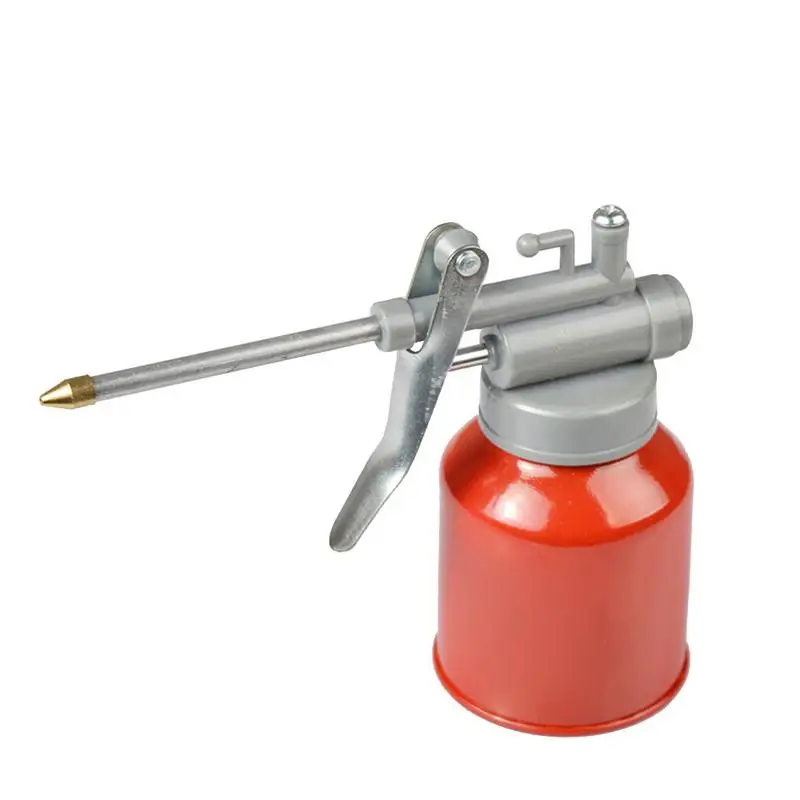 

High - Pressure Machine Oil Can 350ML Plastic Hose Resistant To Copper Tip Nozzle Oiler Oil Spray Bottle Nozzle Machine Oil Pot