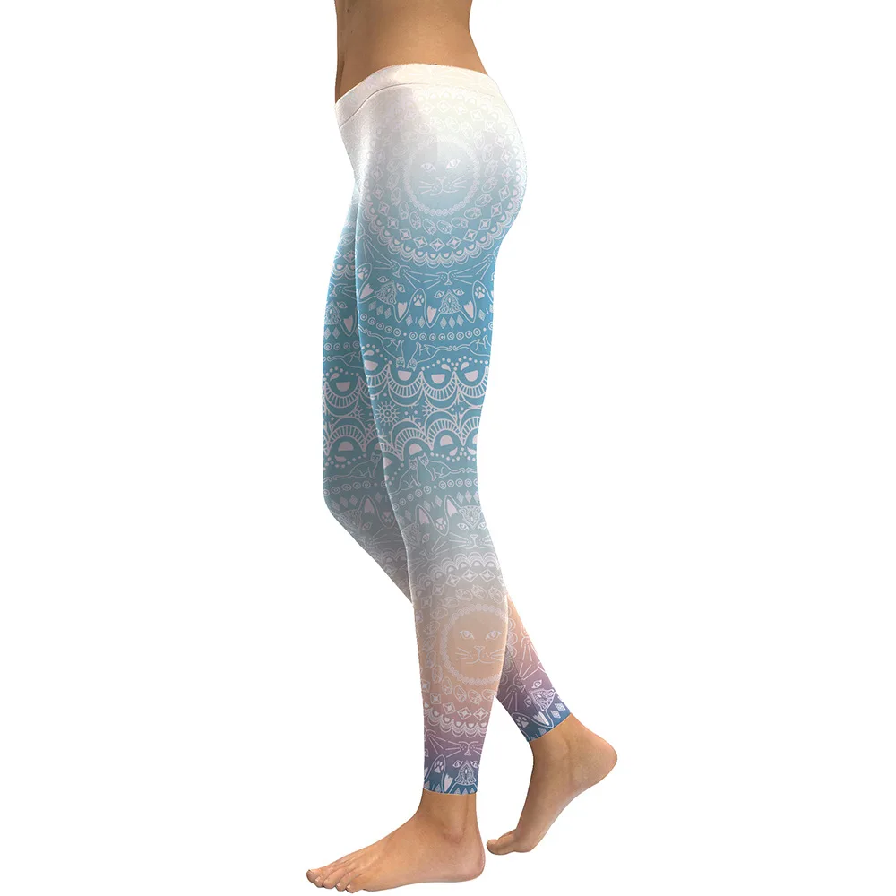 2019 New Style Digital Print Leggings Stretch Fashion Legs with Leggings 2019 New Style Digital Print Leggings Stretch Fashion Legs with Leggings