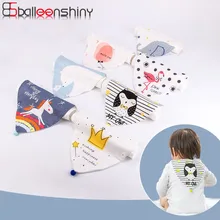 Balleenshiny/бюстгальтер-полотенце для малышей, мягкая сухая салфетка на спине, муслиновая хлопковая сетчатая ткань, впитывающая хлопок, 5 слоев для детей 0-6 лет