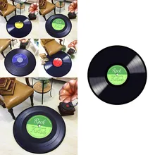 4 типа круглый ковер ковры 3D Виниловые записи печатные ковры напольный коврик для спальни детская комната стул домашний Декор Гостиная Противоскользящий