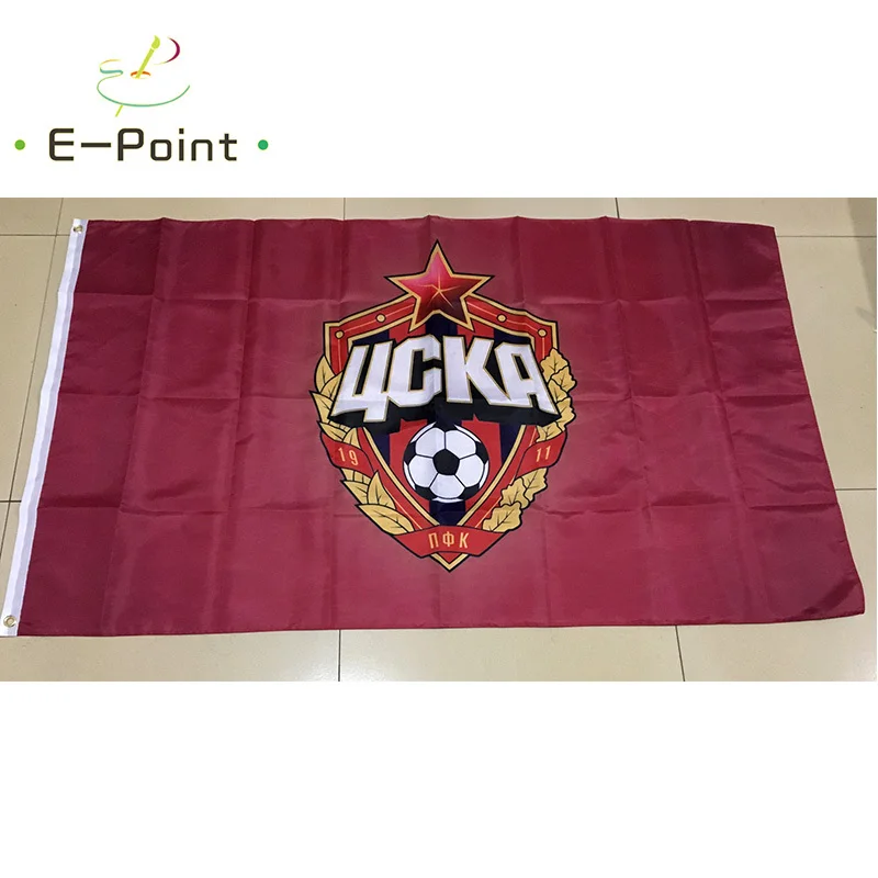 Россия PFC ЦСКА МОСКВА 3 фута * 5 футов (90*150 см) размер рождественские украшения для