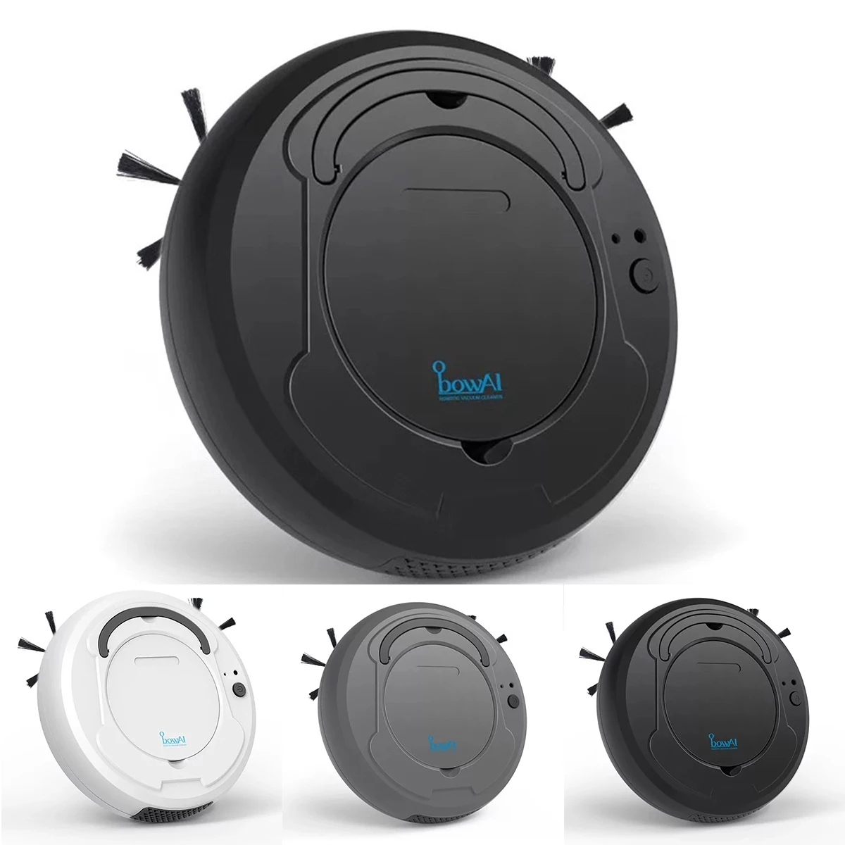 

Pro Robot Vacuum Cleaner Sweeping Mopping Dust Pet Hair Cleaning 1800Pa Strong Suction Carpet And All Floor Types