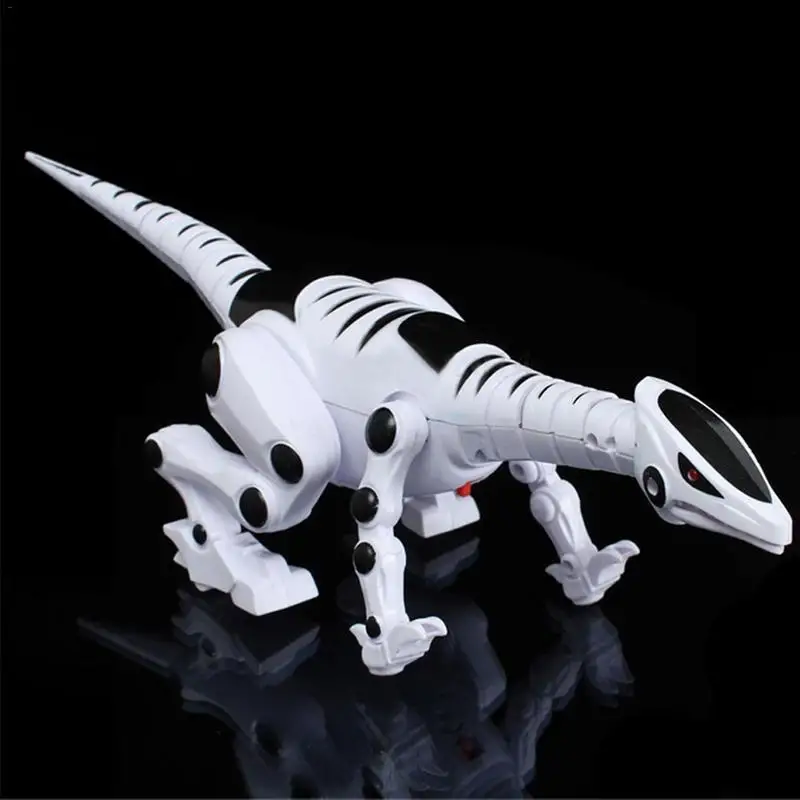 Электрический Динозавр для детей Ходьба робот ревущий интерактивный динозавр игрушка с музыкальным светом и звуковыми эффектами интеллектуальная игрушка