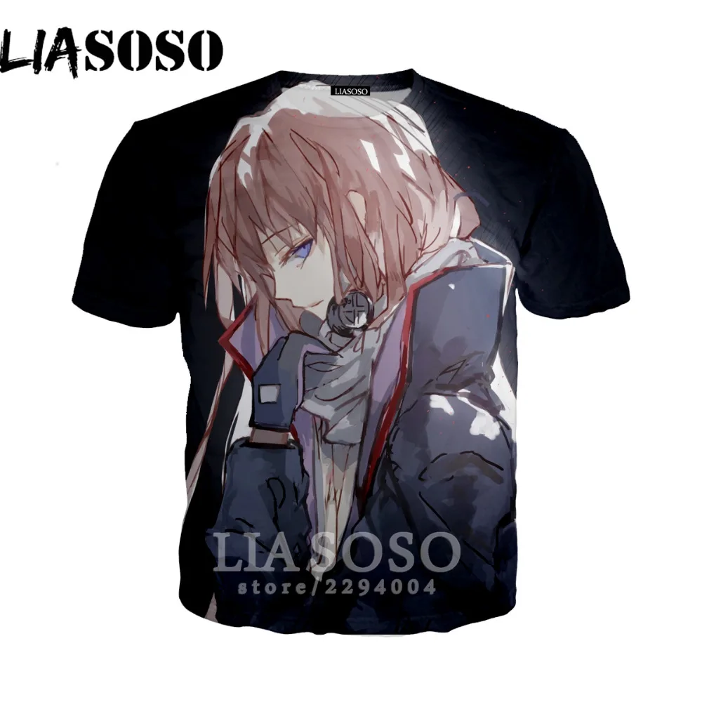 

Girls Frontline T-shirt Anime Cospaly 3D Printing Short Sleeve Hip Hop Men/Women Shirts New Anime Clothing
