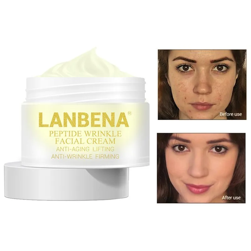

Six Peptide Anti Wrinkle Facial Cream Anti Aging Skin Whitening Lifting Firming Acne Treatment Hyaluronic Acid Cream Dropship
