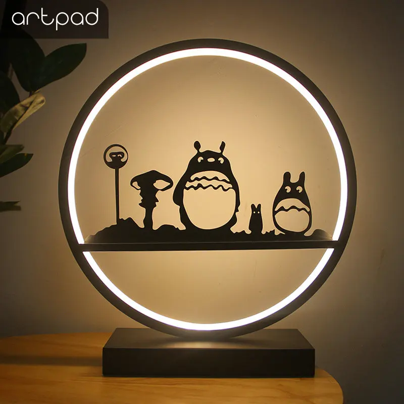  ArtPad DC12V Plug in Bedroom Bedside Table Lamp Dimmer Touch Switch Black White Nordic Modern Study - 32909991070