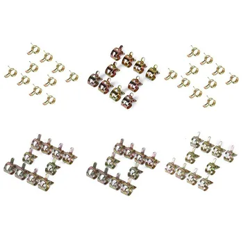 

60 x spring clamp Fuel hose Air pipe clamp Fastener (7mm, 10mm, 11mm, 14mm, 16mm, 17mm)