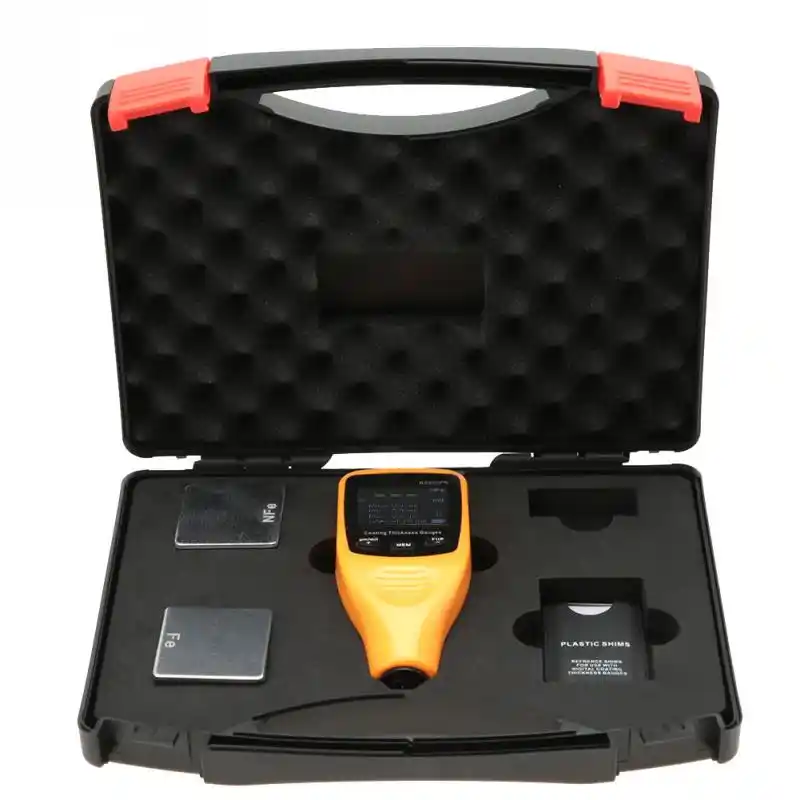 1 Set Paint Thickness Tester Rz260fn Mini Painting Coating Thickness Gauge Testing Tool For Car Body Width Measuring Instrument