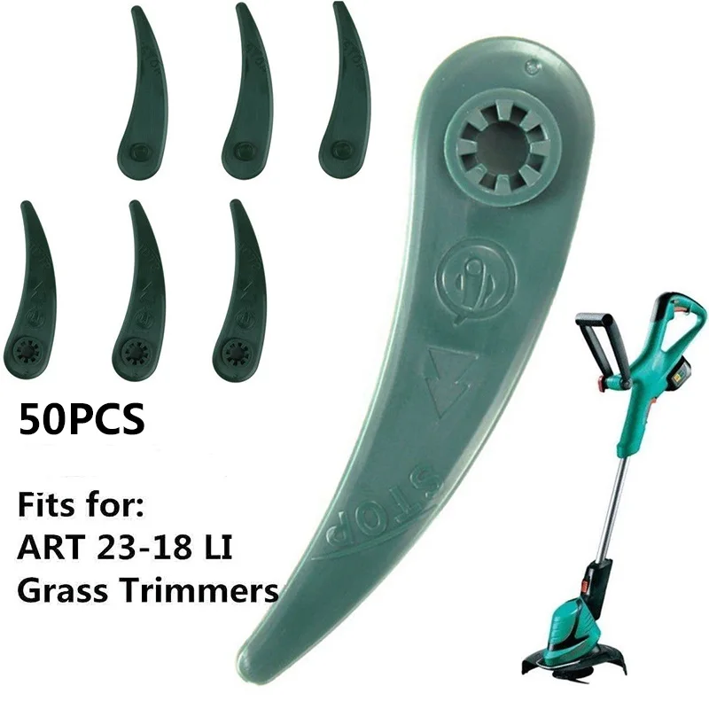 

50PCS Plastic Cutter For ART 23-18 Li ART 26-18Li 1083-B3-0009 Lawn Mower Plastic Cutters