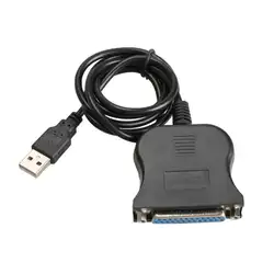 USB 1,1 DB25 женский Порты и разъёмы принт конвертер кабель для ПК LPT USB адаптер кабель LPT для кабель USB шнур провода