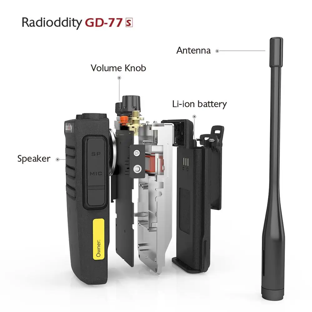 Radioddity GD-77S Dual Band Dual Time slot DMR цифровой аналоговый двухстороннее радио УКВ VOX тот Tier I II Ham иди и болтай Walkie Talkie