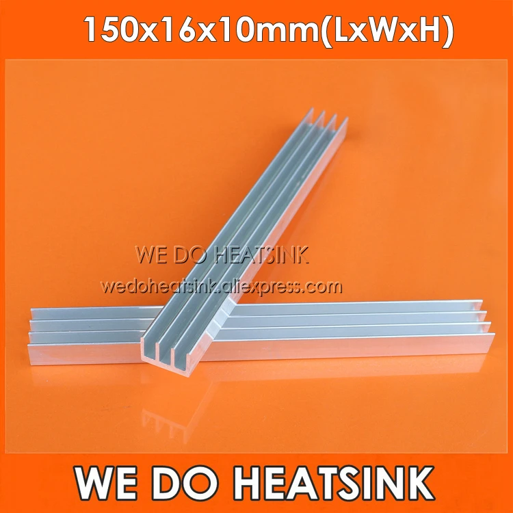 

FREE Shipping Only 2pcs 150x16x10mm DIY Raidiator Heatsink LED Cooler