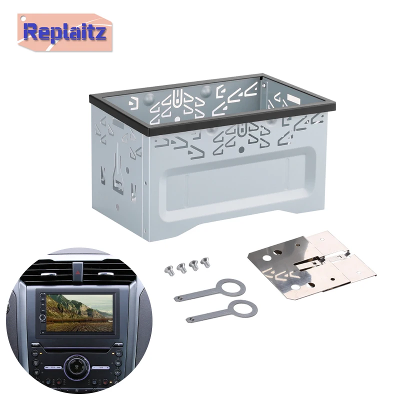 

Universal 2 Din Fitting Frame Case Kit Double Din Radio Head Unit Installation Frame Universal Fitting Kit Car DVD Player Case