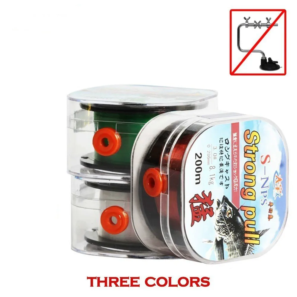 200m multi color extra strong nylon fluorocarbon fishing line high quality Japanese monofilament carp fishing wire pesca - Image 2