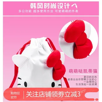 

New Lovely Student Heat Preservation Lunch-box Toy Storage Bag Woman Package Handbags Cartoon Wall Hanging Three-dimensional