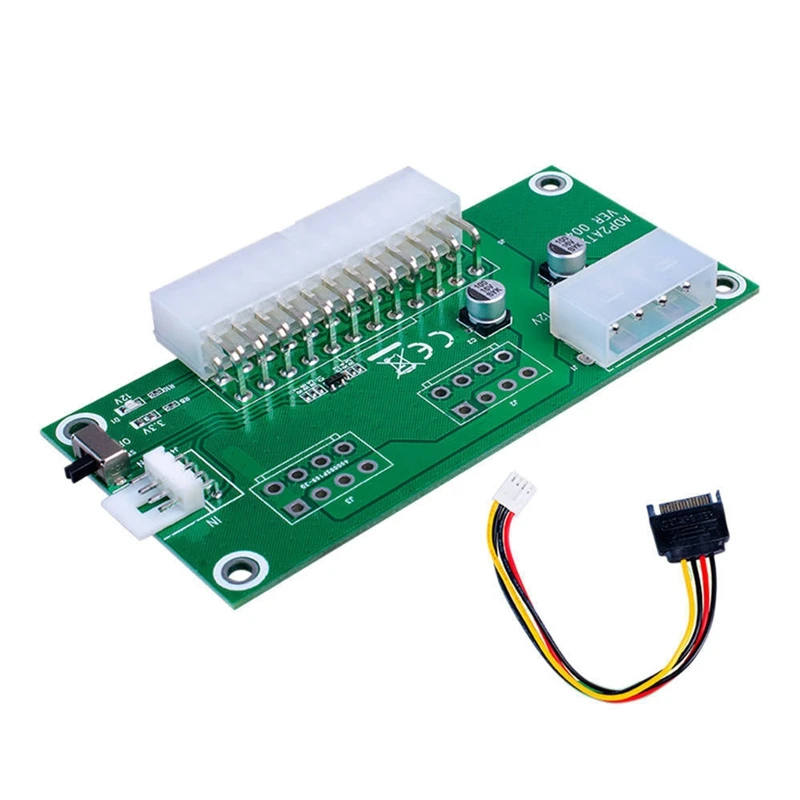 Pc سطح المكتب Atx المزدوج Psu 24 دبوس امدادات الطاقة مزامنة موسع كابل مجلس