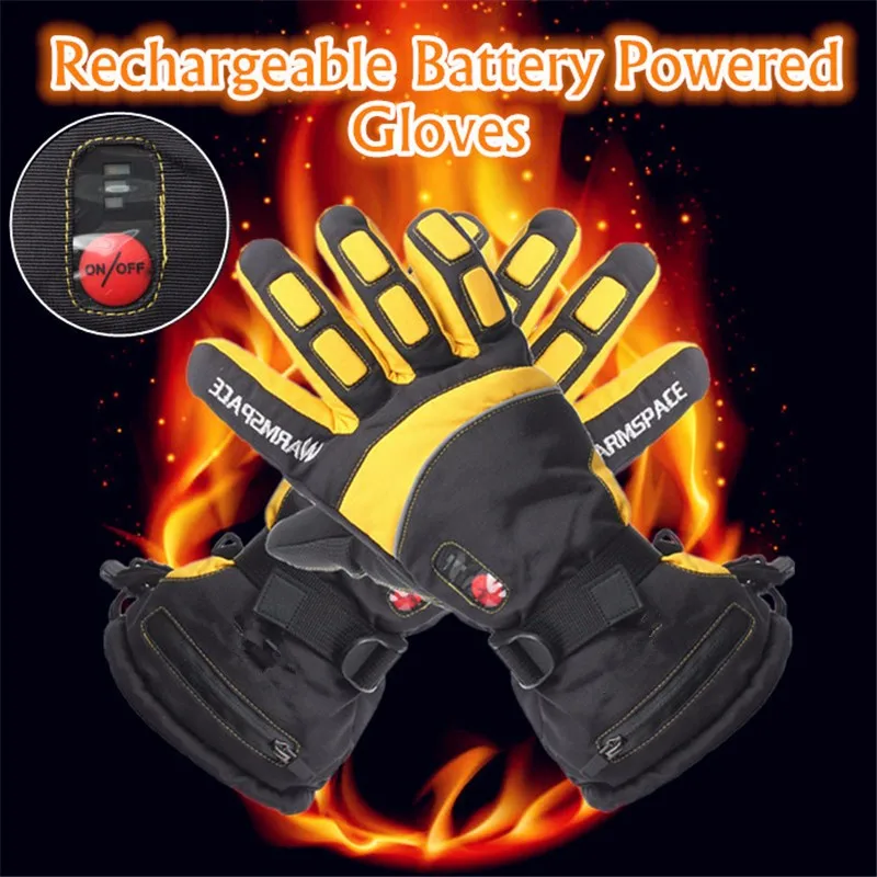 

Waterproof Lithium Battery Duplex Heated Gloves Rechargeable Self Heating Warmer Womens Electric Heating Gloves